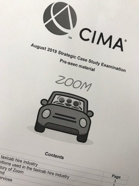 CIMA case study changes