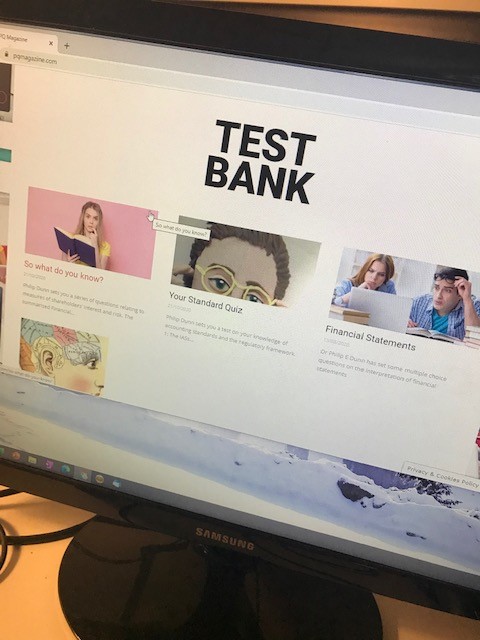 PQ magazine Test Bank