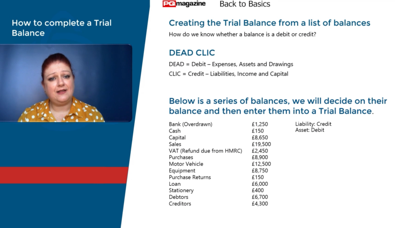Back to Basics Video Series – The Trial Balance