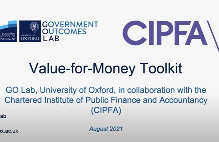 CIPFA launches Value for money toolkit with the University of Oxford’s GO Lab