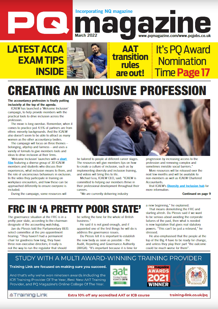 Don’t forget to check out the March issue of PQ magazine