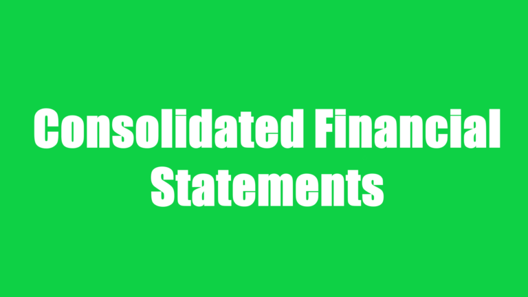 Consolidated Financial Statements