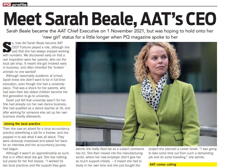 Meet AAT CEO Sarah Beale