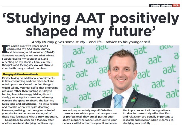 How AAT can ‘positively shape your future’