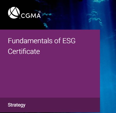 CIMA & AICPA launch new ESG certificate