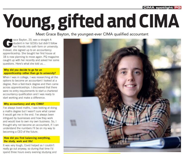 Young, gifted and CIMA