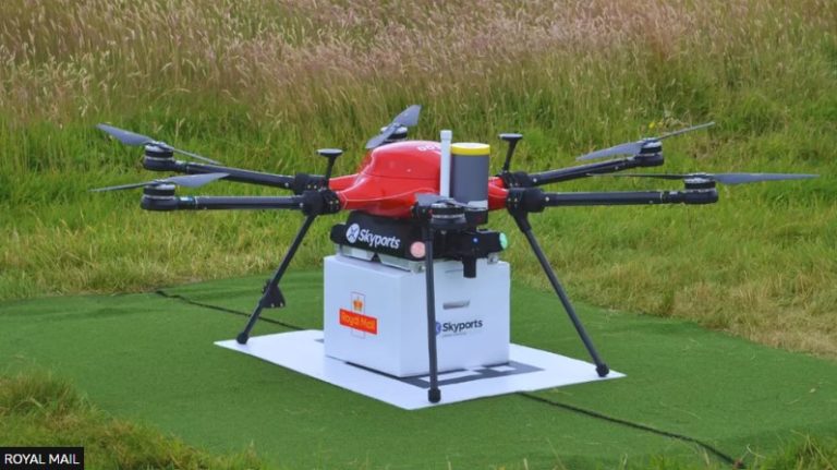 Orkney gets first drone delivery