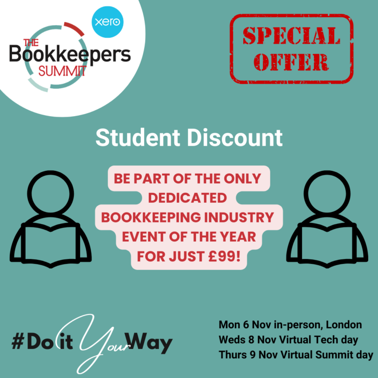 Bookkeeper Summit – exclusive offer for ICB students