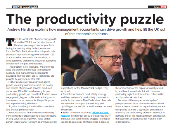 Solving the productivity puzzle