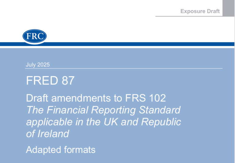 FRC wants to amend FRS 102, a bit!