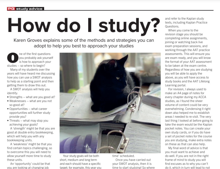 How do you study?