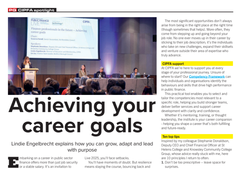 How to achieve your career goals…