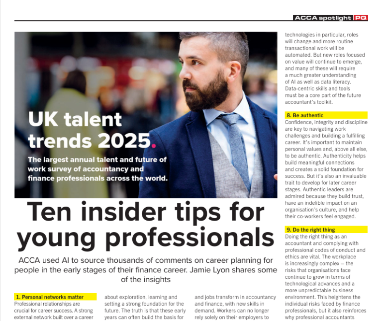 10 insider tips for young professionals who want to succeed!