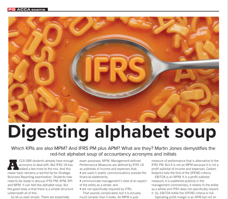SBR and IFRS 18